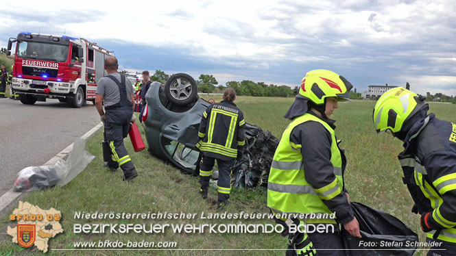 20220712 Folgenschwerer Verkehrsunfall auf der L157 Umfahrung Oeynhausen  Foto: Stefan Schneider