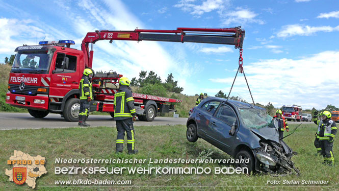 20220712 Folgenschwerer Verkehrsunfall auf der L157 Umfahrung Oeynhausen  Foto: Stefan Schneider