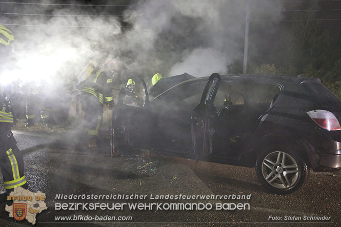 20220723 Fahrzeug fing bei Abschleppversuch Feuer  Foto: Stefan Schneider BFKDO Baden