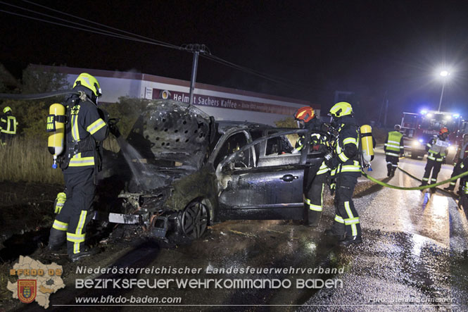 20220723 Fahrzeug fing bei Abschleppversuch Feuer  Foto: Stefan Schneider BFKDO Baden