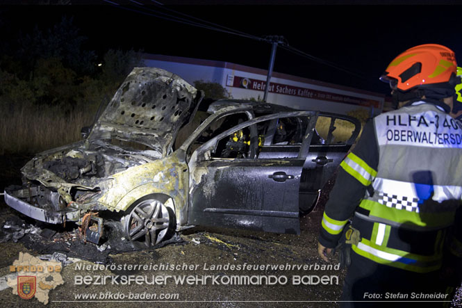 20220723 Fahrzeug fing bei Abschleppversuch Feuer  Foto: Stefan Schneider BFKDO Baden