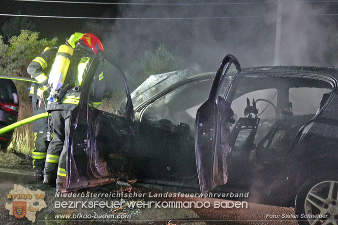 20220723 Fahrzeug fing bei Abschleppversuch Feuer  Foto: Stefan Schneider BFKDO Baden