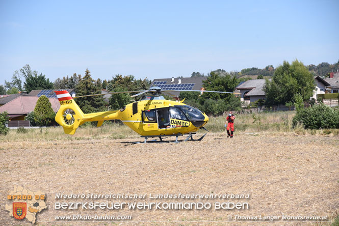 20220804 Schwerer Unfall mit Motorrad auf der LB60 bei Reisenberg  Foto: Thomas Lenger Monatsrevue.at