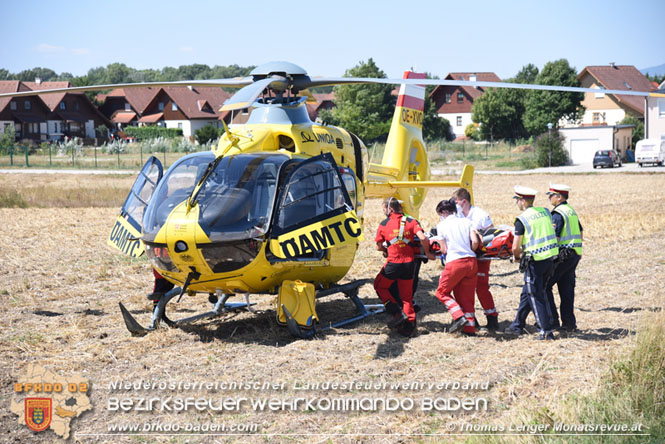 20220804 Schwerer Unfall mit Motorrad auf der LB60 bei Reisenberg  Foto: Thomas Lenger Monatsrevue.at