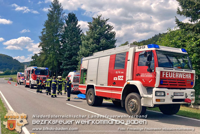 20220809 Menschenrettung wegen medizinischen Notfalls  Foto: Andreas Fischer / Freiwillige Feuerwehr Nstach-Hafnerberg