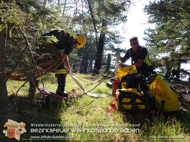 20220816 Waldbrand "Steinwand" Furth a.d.Triesting Foto: Stefan Schneider BFKDO BADEN