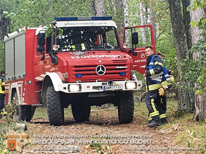 20220820 Alarmstufe 3 bei Waldbrand am Harzberg   Foto: FF Bad Weikersdorf