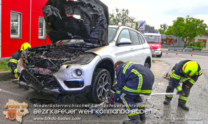 20220821 Fahrzeugbrand in Tribuswinkel  Foto: Stefan Schneider BFKDO BADEN