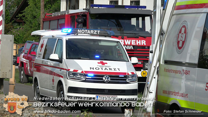 20220829 Unfall bei WLB-Bahnbergang in Pfaffsttten  Foto: Stefan Schneider BFKDO BADEN