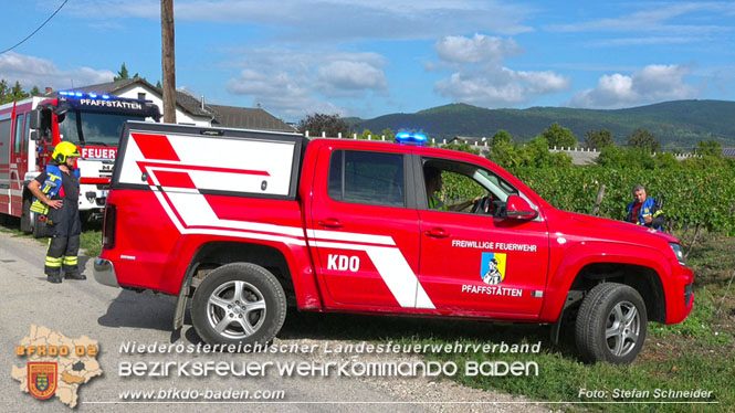 20220829 Unfall bei WLB-Bahnübergang in Pfaffstätten Foto: Stefan Schneider BFKDO BADEN 20220829 Unfall bei WLB-Bahnübergang in Pfaffstätten Foto: Stefan Schneider BFKDO BADEN