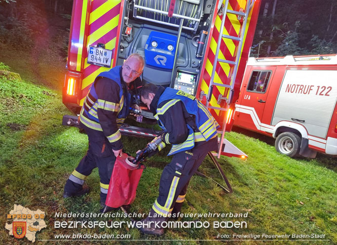 20220928 Waldbrand im Bereich Jgerhaus  Foto: Stefan Schneider Freiwillige Feuerwehr Baden-Stadt