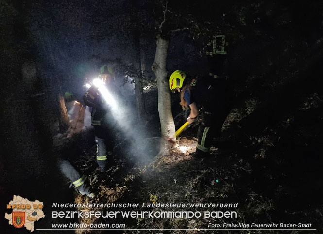 20220928 Waldbrand im Bereich Jgerhaus  Foto: Stefan Schneider Freiwillige Feuerwehr Baden-Stadt