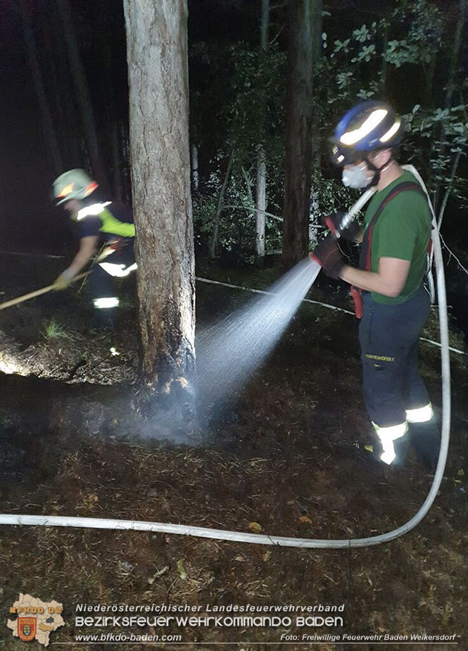 20220928 Waldbrand im Bereich Jgerhaus  Foto: Freiwillige Feuerwehr Baden Weikersdorf