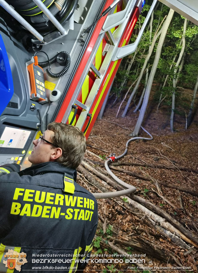 20220928 Waldbrand im Bereich Jgerhaus  Foto: Stefan Schneider Freiwillige Feuerwehr Baden-Stadt