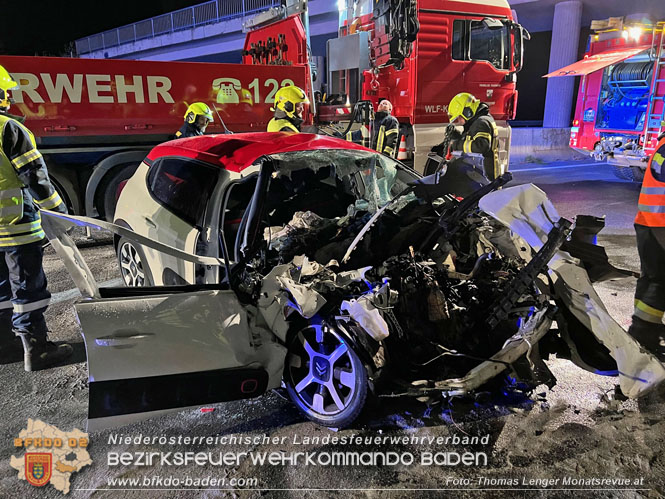 20221012 Pkw prallte gegen Lkw und fing Feuer auf der A3   Foto: Thomas Lenger Monatsrveue.at