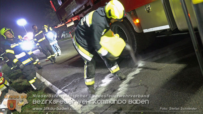 20221115 Verkehrsunfall mit Menschenrettung auf der L154 Gnseldorf - Teesdorf  Foto: Stefan Schneider BFKDO BADEN