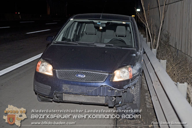 20221120 Verkehrsunfall auf der A2 bei Baden RFB Sd  Foto: Stefan Schneider BFKDO BADEN
