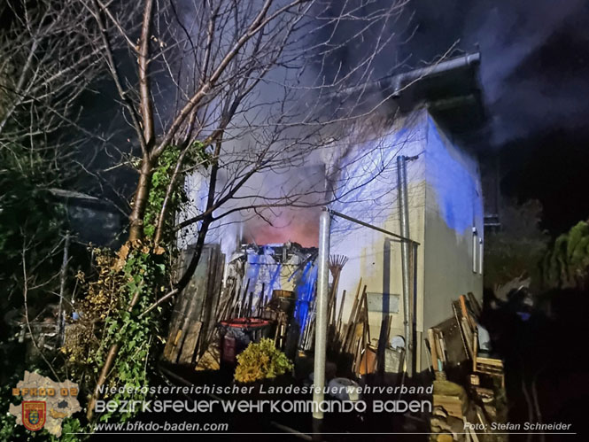 20221121 Brand im Einfamilienhaus in Kottingbrunn  Foto: Stefan Schneider BFKDO BADEN