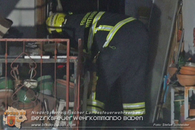 20221121 Brand im Einfamilienhaus in Kottingbrunn  Foto: Stefan Schneider BFKDO BADEN