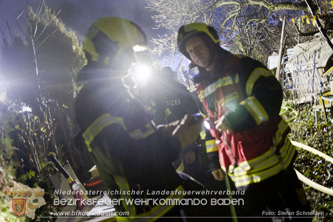 20221121 Brand im Einfamilienhaus in Kottingbrunn  Foto: Stefan Schneider BFKDO BADEN