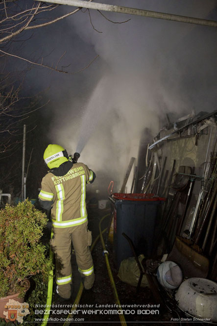 20221121 Brand im Einfamilienhaus in Kottingbrunn  Foto: Stefan Schneider BFKDO BADEN