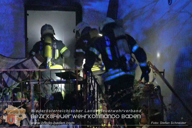 20221121 Brand im Einfamilienhaus in Kottingbrunn  Foto: Stefan Schneider BFKDO BADEN