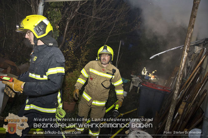 20221121 Brand im Einfamilienhaus in Kottingbrunn  Foto: Stefan Schneider BFKDO BADEN