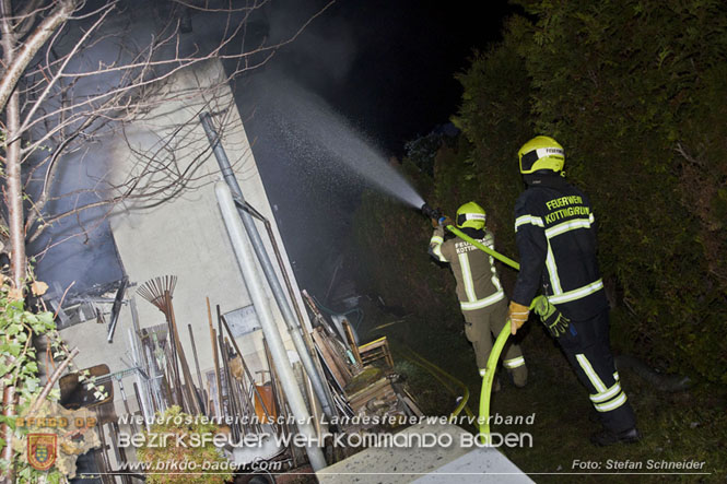 20221121 Brand im Einfamilienhaus in Kottingbrunn  Foto: Stefan Schneider BFKDO BADEN