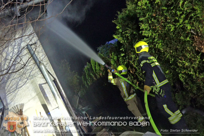 20221121 Brand im Einfamilienhaus in Kottingbrunn  Foto: Stefan Schneider BFKDO BADEN