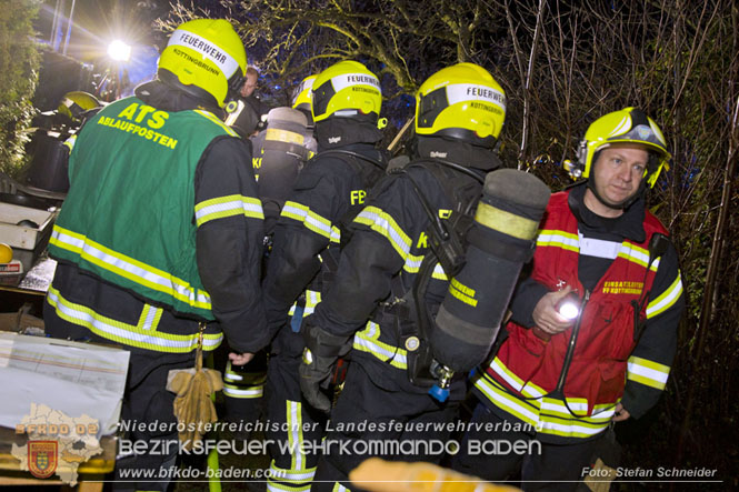 20221121 Brand im Einfamilienhaus in Kottingbrunn  Foto: Stefan Schneider BFKDO BADEN