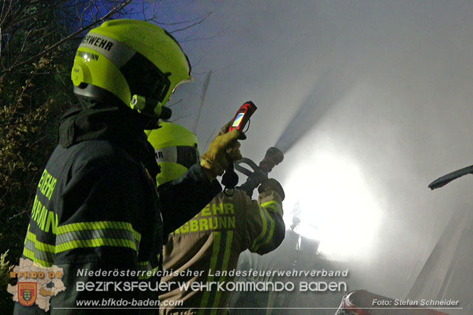 20221121 Brand im Einfamilienhaus in Kottingbrunn  Foto: Stefan Schneider BFKDO BADEN