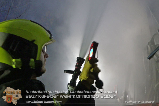 20221121 Brand im Einfamilienhaus in Kottingbrunn  Foto: Stefan Schneider BFKDO BADEN