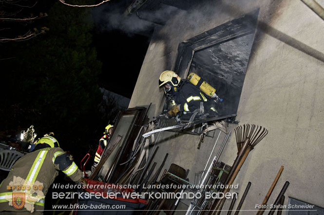 20221121 Brand im Einfamilienhaus in Kottingbrunn Foto: Stefan Schneider BFKDO BADEN