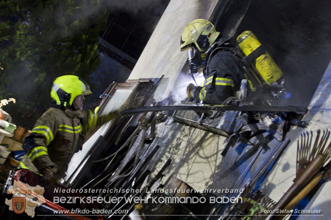 20221121 Brand im Einfamilienhaus in Kottingbrunn Foto: Stefan Schneider BFKDO BADEN