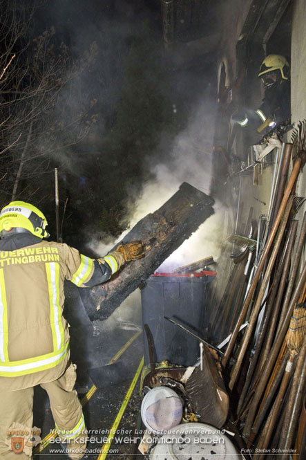 20221121 Brand im Einfamilienhaus in Kottingbrunn Foto: Stefan Schneider BFKDO BADEN