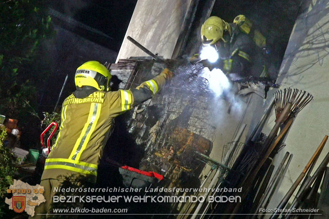 20221121 Brand im Einfamilienhaus in Kottingbrunn Foto: Stefan Schneider BFKDO BADEN