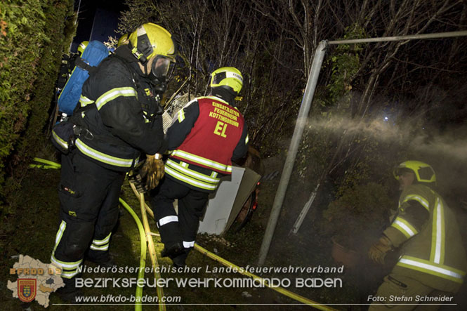 20221121 Brand im Einfamilienhaus in Kottingbrunn Foto: Stefan Schneider BFKDO BADEN