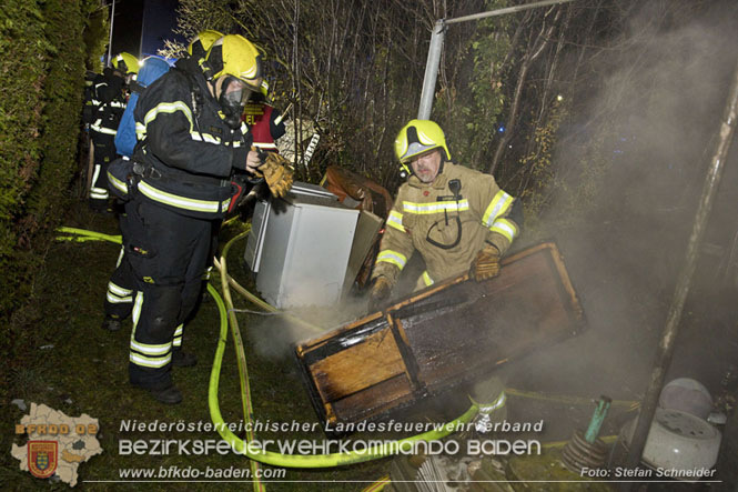 20221121 Brand im Einfamilienhaus in Kottingbrunn Foto: Stefan Schneider BFKDO BADEN