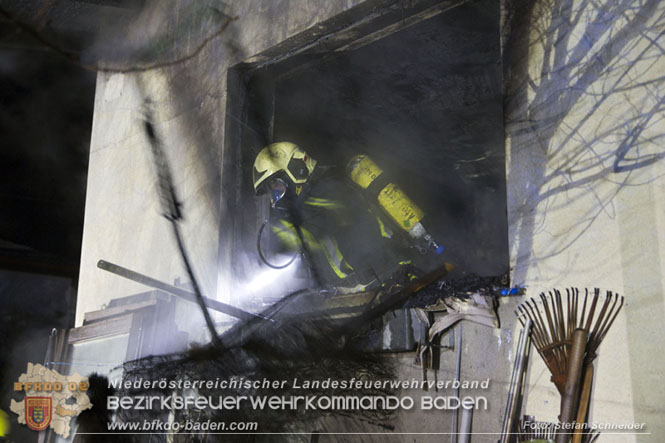 20221121 Brand im Einfamilienhaus in Kottingbrunn Foto: Stefan Schneider BFKDO BADEN