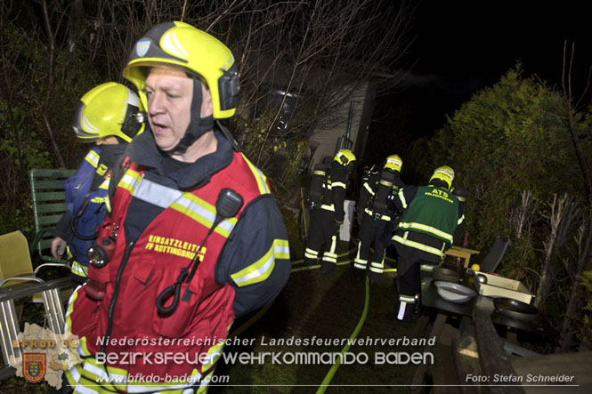 20221121 Brand im Einfamilienhaus in Kottingbrunn Foto: Stefan Schneider BFKDO BADEN