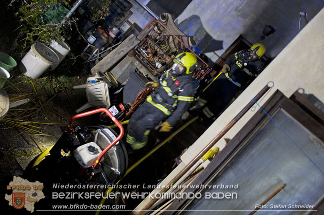 20221121 Brand im Einfamilienhaus in Kottingbrunn Foto: Stefan Schneider BFKDO BADEN