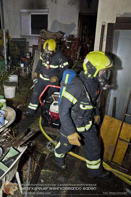 20221121 Brand im Einfamilienhaus in Kottingbrunn Foto: Stefan Schneider BFKDO BADEN