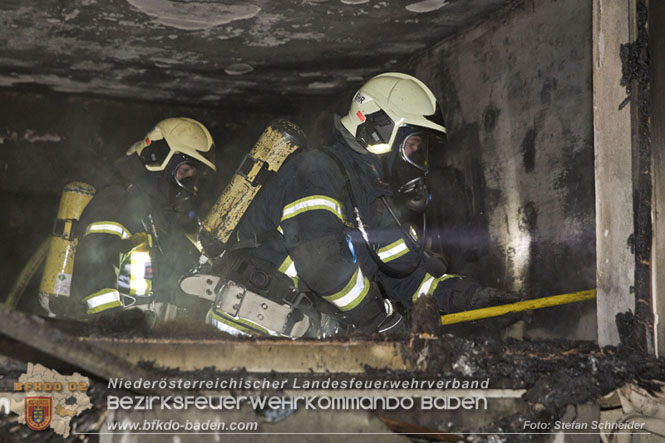 20221121 Brand im Einfamilienhaus in Kottingbrunn Foto: Stefan Schneider BFKDO BADEN