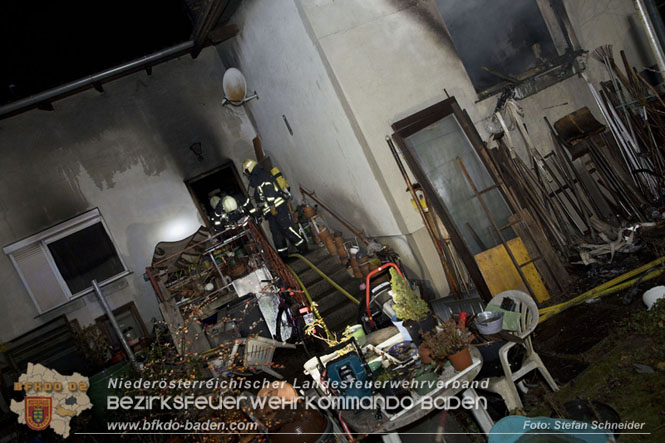 20221121 Brand im Einfamilienhaus in Kottingbrunn Foto: Stefan Schneider BFKDO BADEN