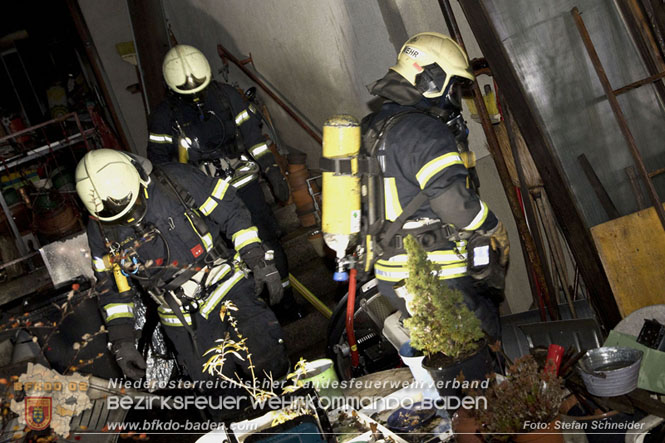 20221121 Brand im Einfamilienhaus in Kottingbrunn Foto: Stefan Schneider BFKDO BADEN