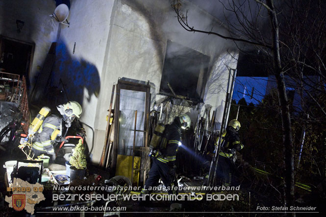 20221121 Brand im Einfamilienhaus in Kottingbrunn Foto: Stefan Schneider BFKDO BADEN