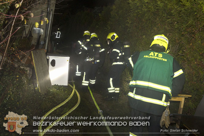 20221121 Brand im Einfamilienhaus in Kottingbrunn Foto: Stefan Schneider BFKDO BADEN