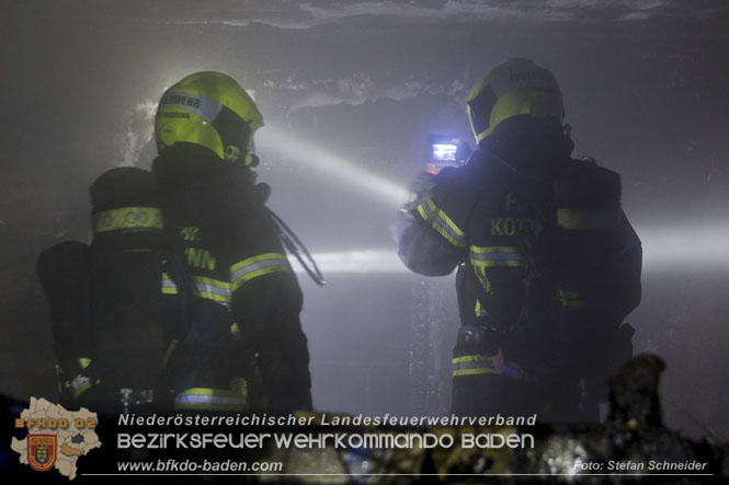 20221121 Brand im Einfamilienhaus in Kottingbrunn Foto: Stefan Schneider BFKDO BADEN