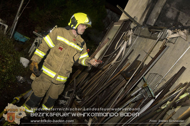 20221121 Brand im Einfamilienhaus in Kottingbrunn Foto: Stefan Schneider BFKDO BADEN