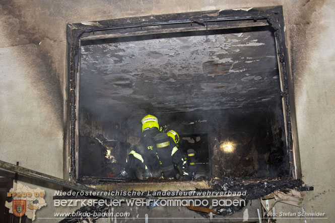 20221121 Brand im Einfamilienhaus in Kottingbrunn Foto: Stefan Schneider BFKDO BADEN